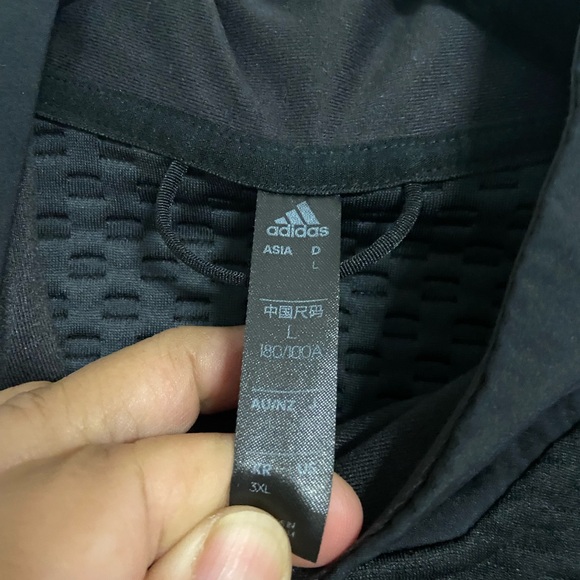 T7- ADIDAS + TERREX Black HONEYCOMB Sweatshirt - Picture 8 of 11